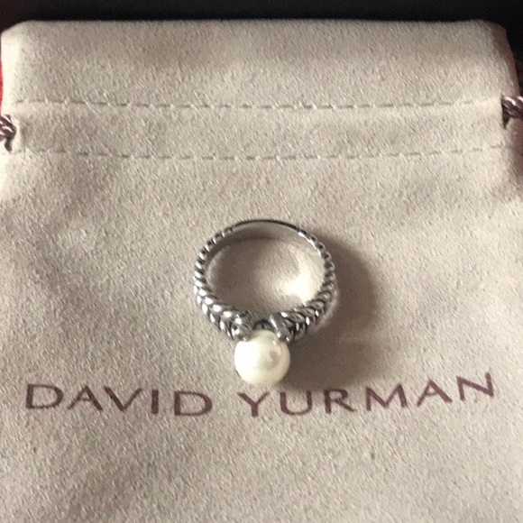 David Yurman Pearl Sterling Silver Fine Rings Ring 925 - Picture 2 of 7